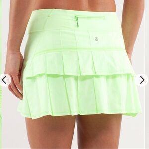 Lululemon Run PaceSetter Skirt Petit Dot Faded Zap